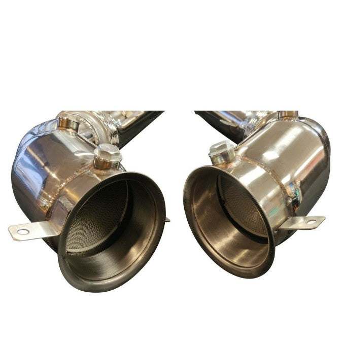 Top Speed Pro-1 McLaren 3.5" 200 Cell High-Flow Catalytic Turbo Downpipes (2012–2019) | MP4-12C, 650S, 675LT, 540C/570S/570GT/600LT Coupe & Spyder