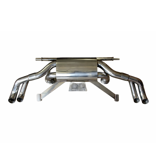 Top Speed Pro-1 Street-Spec Rear Section Exhaust System for Audi R8 V8 4.2L & V10 5.2L 2008–2012 | T304 Stainless Steel