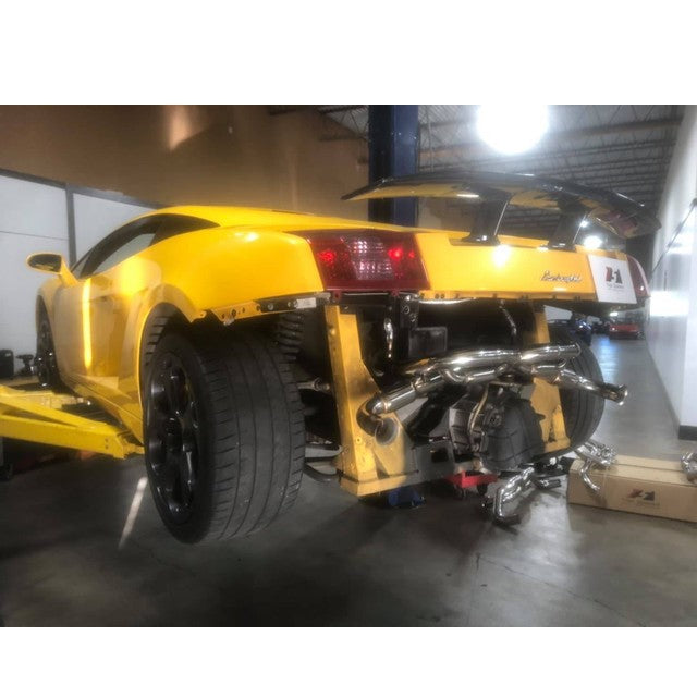 Top Speed Pro-1 Lamborghini Gallardo F1-Style Rear Section Exhaust (2004–2008) | Valved or Non-Valved