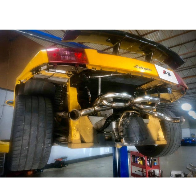 Top Speed Pro-1 Lamborghini Gallardo F1-Style Rear Section Exhaust (2004–2008) | Valved or Non-Valved