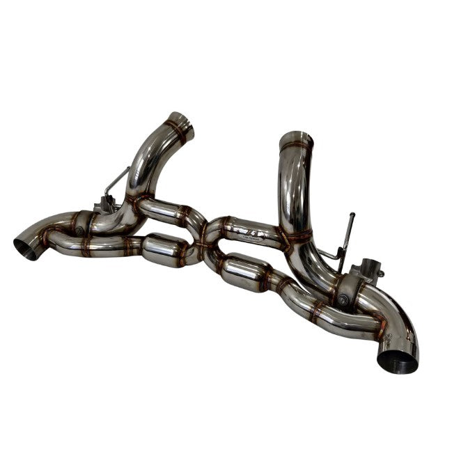 McLaren GT Valved X-Pipe Exhaust | Straight Design | Top Speed Pro-1 (2019–2023)