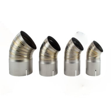 Universal Clamp on Titanium Exhaust Tip JDM Dolphins Style 63mm 76mm 89mm 102mm 114mm From $99.99-$139.99