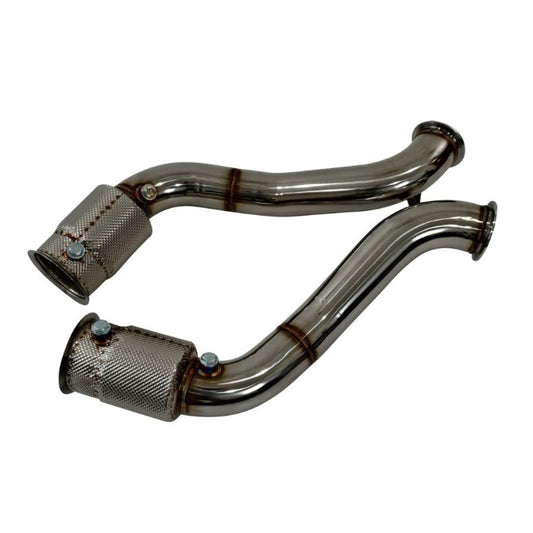 McLaren GT 200-Cell High-Flow Downpipe | T304 Stainless Steel (2019–2023)