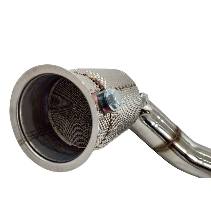 McLaren GT 200-Cell High-Flow Downpipe | T304 Stainless Steel (2019–2023)