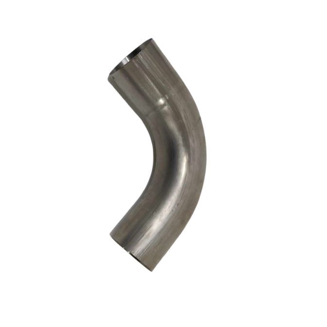 Top Speed Pro1 Stainless Steel 90-Degree Exhaust Pipe — Available in 51mm (2"), 63mm (2.5"), 70mm (2.75"), 76mm (3"), & 89mm (3.5") | Exhaust Fabrication Component