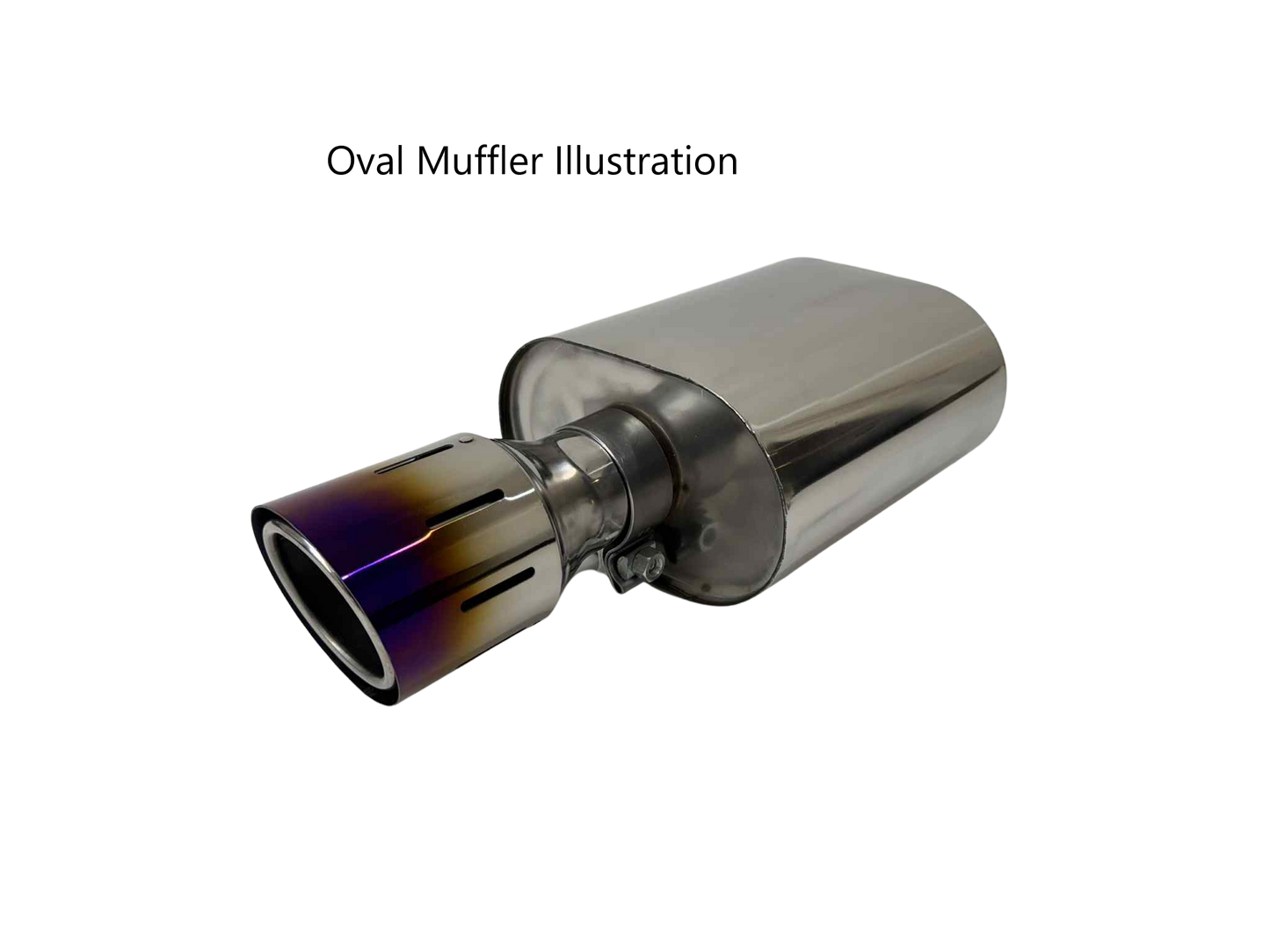Top Speed Pro1 dual-layer burnt titanium exhaust tip installed example