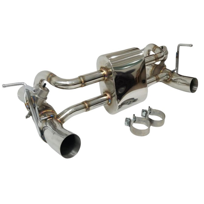 Ferrari 488 GTB Coupe & Spider Performance Exhaust System  T304 Brushed Stainless Steel with Valves – Fits 2016–2019 Models