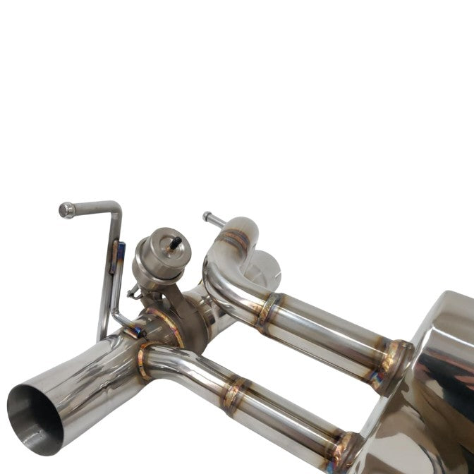 Ferrari 488 GTB Coupe & Spider Performance Exhaust System  T304 Brushed Stainless Steel with Valves – Fits 2016–2019 Models