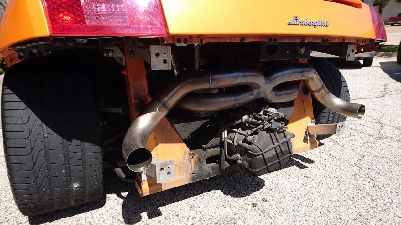 Top Speed Pro-1 Race Spec X-Pipe Exhaust System for Lamborghini Gallardo Coupe & Spyder V10 2004–2008 | T304 Stainless Steel