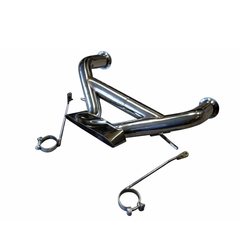 Top Speed Pro-1 Race Spec 76mm Straight Pipe Exhaust System for Lamborghini Aventador LP700-4 6.5L 2012–2018 | T304 Stainless Steel