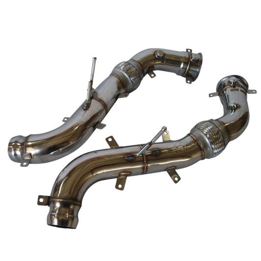 Top Speed Pro-1 McLaren 3.5" Straight Turbo Downpipes (2016–2019) | 540C, 570S, 570GT, 600LT