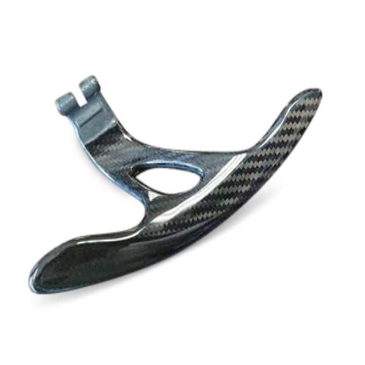 TOP SPEED PRO-1 Carbon Fiber Extended Paddle Shifter Kit for Infiniti G35 2007–2008 & G37 2009–2014 – 7.25" Lightweight Gloss UV Finish Upgrade