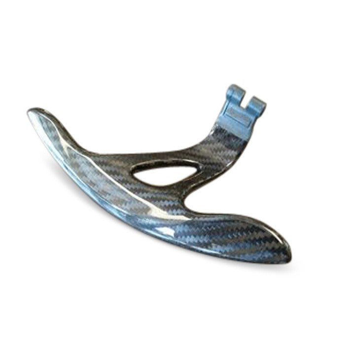 Extended Carbon Fiber Paddle Shifter Kit for Infiniti Q50 / Q50S (2014–2017) – 7.25" Lightweight Gloss UV Finish Upgrade Replacement