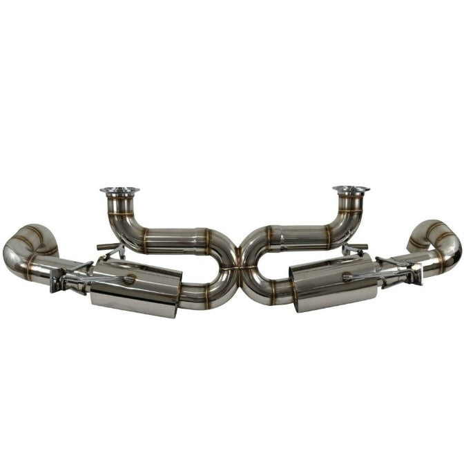 Top Speed Pro-1 Audi R8 Street-Spec Dual Resonator X-Pipe Exhaust System – 4.2L V8 & 5.2L V10 (2008–2015)