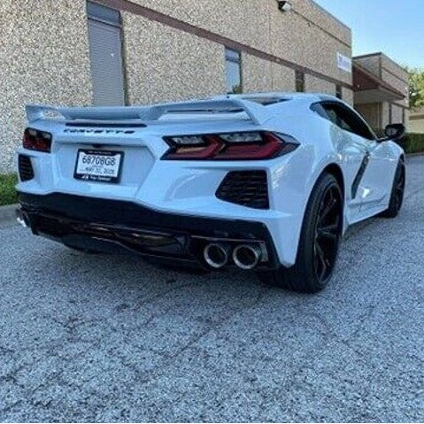 Chevrolet Corvette C8 6.2L V8 Full Titanium X-Pipe Exhaust System – Available in Burnt Purple, Burnt Blue, or Raw Titanium | TOP SPEED PRO-1