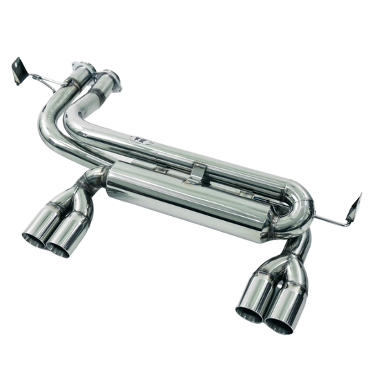 Top Speed Pro-1 Stainless Steel Rear Section Exhaust System for BMW E46 M3 Coupe & Convertible 2001–2006 | Quad 2.75" Tips | Race Version