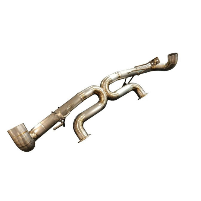 TOP SPEED PRO-1 Titanium Straight X-Pipe Exhaust System for Audi R8 V8 4.2L 2008–2015 / V10 5.2L 2009–2015 – Race Spec 70mm (2.75") Full Titanium Bolt-On