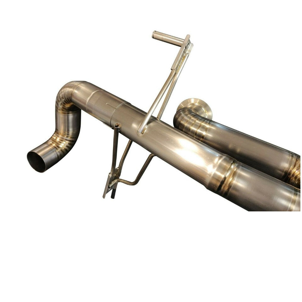 TOP SPEED PRO-1 Titanium Straight X-Pipe Exhaust System for Audi R8 V8 4.2L 2008–2015 / V10 5.2L 2009–2015 – Race Spec 70mm (2.75") Full Titanium Bolt-On