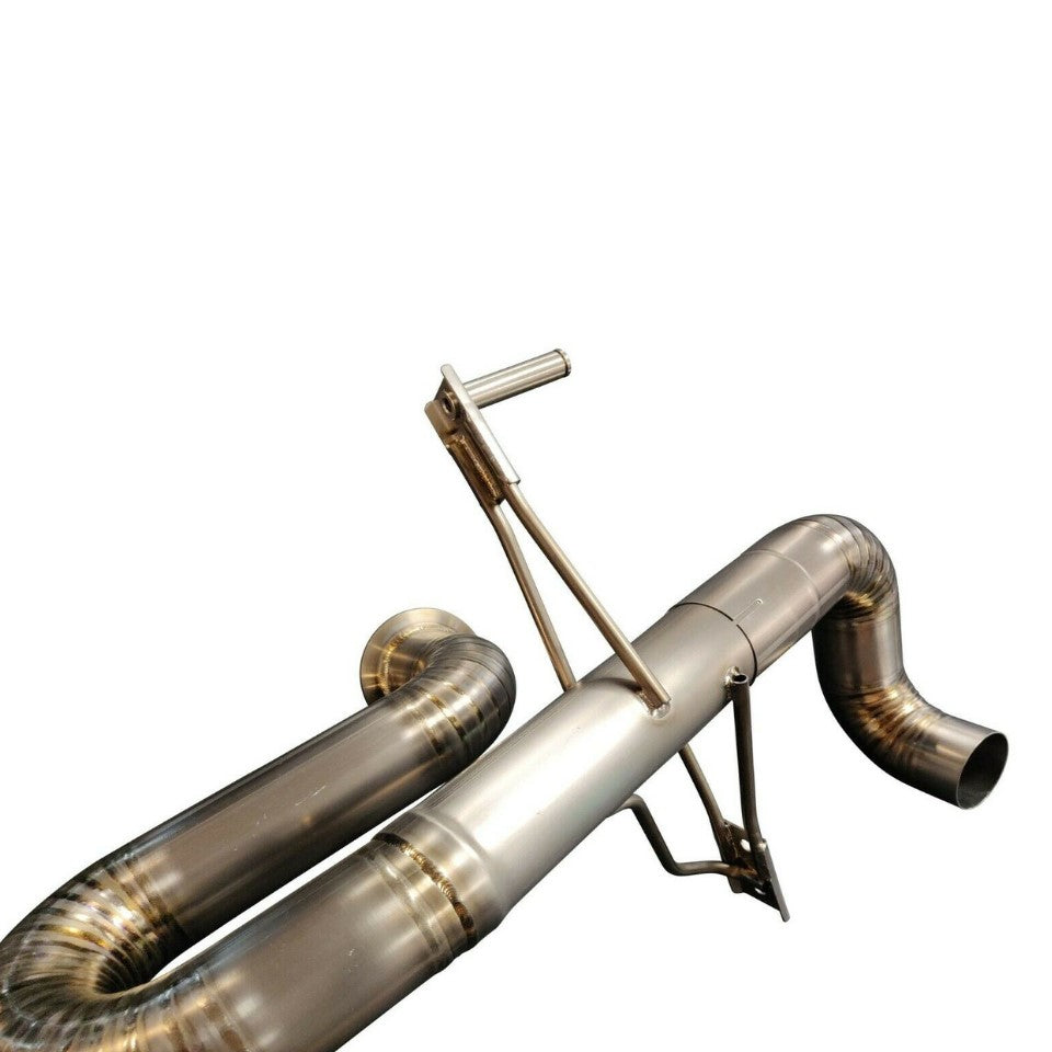 TOP SPEED PRO-1 Titanium Straight X-Pipe Exhaust System for Audi R8 V8 4.2L 2008–2015 / V10 5.2L 2009–2015 – Race Spec 70mm (2.75") Full Titanium Bolt-On