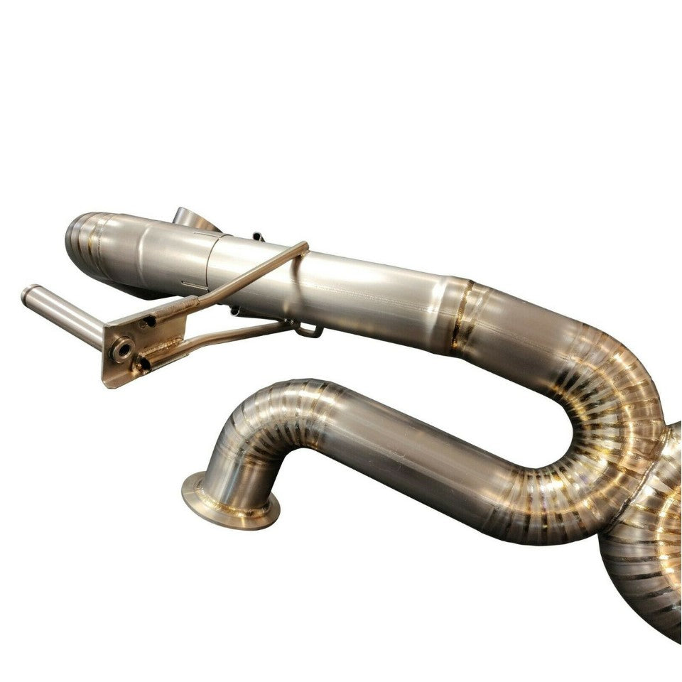 TOP SPEED PRO-1 Titanium Straight X-Pipe Exhaust System for Audi R8 V8 4.2L 2008–2015 / V10 5.2L 2009–2015 – Race Spec 70mm (2.75") Full Titanium Bolt-On