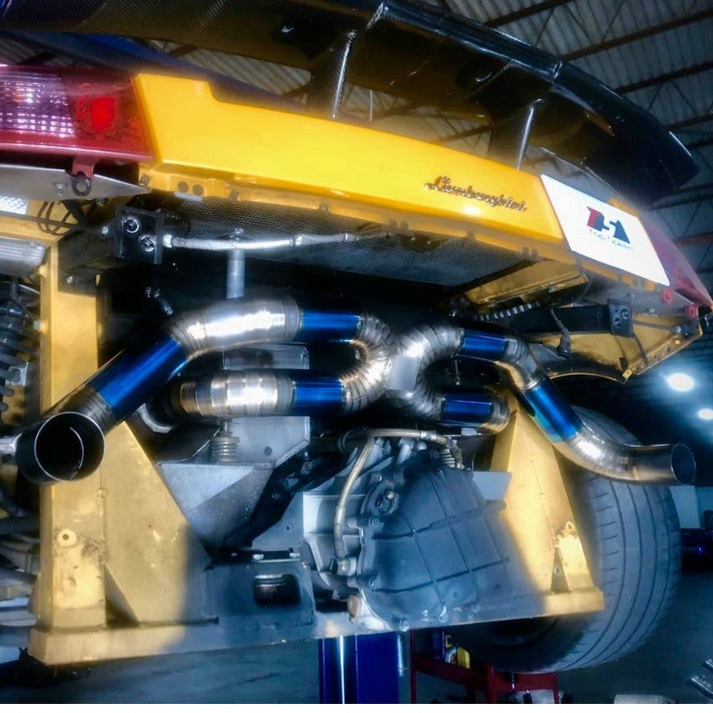TOP SPEED PRO-1 Titanium Race-Spec X-Pipe Exhaust System – Lamborghini Gallardo Coupe & Spyder (2004–2008)