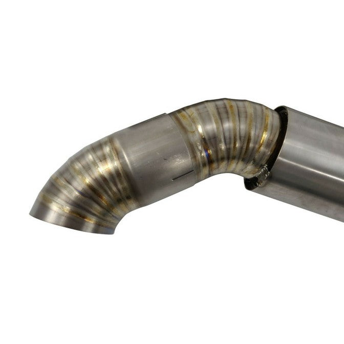 Toyota A90 Supra GR 3.0 (2020–2022) 3.5" Single-Side Cat-Back Exhaust System – Full Titanium | Burnt Blue / Burnt Purple / Raw