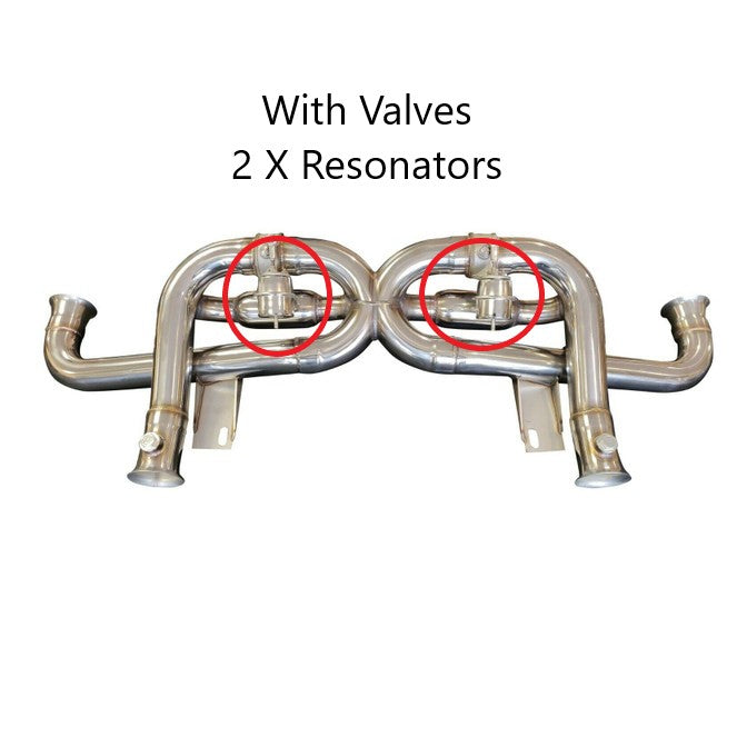 Top Speed Pro-1 Lamborghini Gallardo F1-Style Rear Section Exhaust (2004–2008) | Valved or Non-Valved